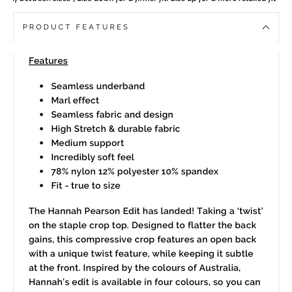 Hannah Pearson Twist Back Crop Top - Picture 4 of 11